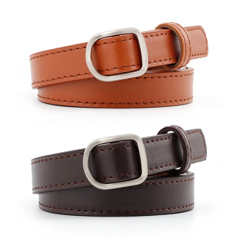 

JXQBSYDK Luxury Women Belts Fashion Pin Buckle Female Belts Imitation Leather PU Belts