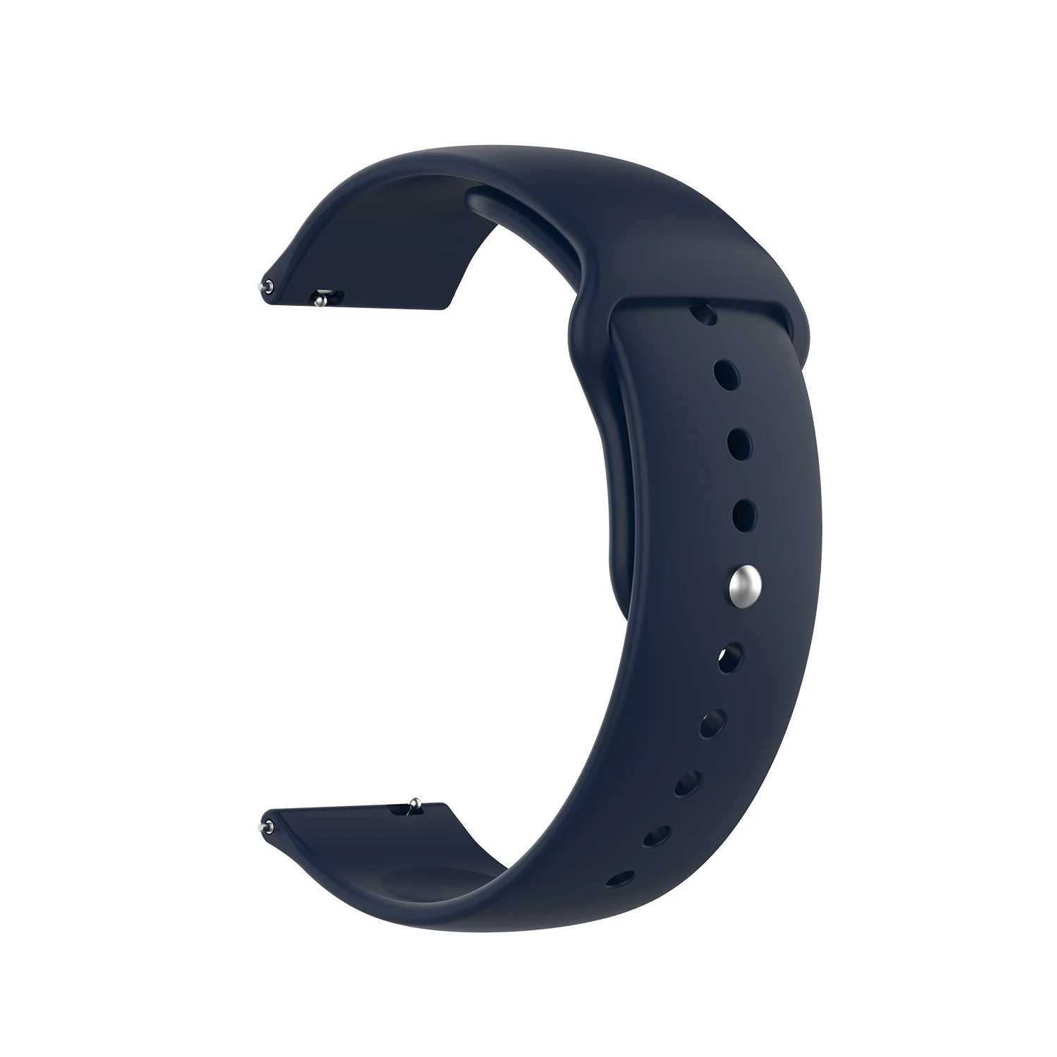 3-20cm Подходит для samsung Galaxy Watch R815/R800 Active R500 обратная Пряжка 20 мм силиконовый ремешок - Цвет: 3-20cm