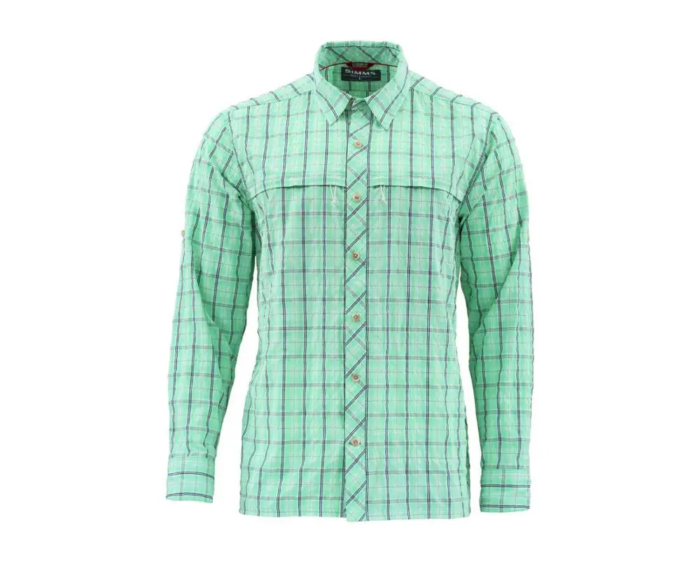 Men Fishing Shirt LS Plaid Fast Dry UPF50 UV Shirts Clothing Mens Camisa Masculina Plus USA Size L-2XL | Спорт и развлечения