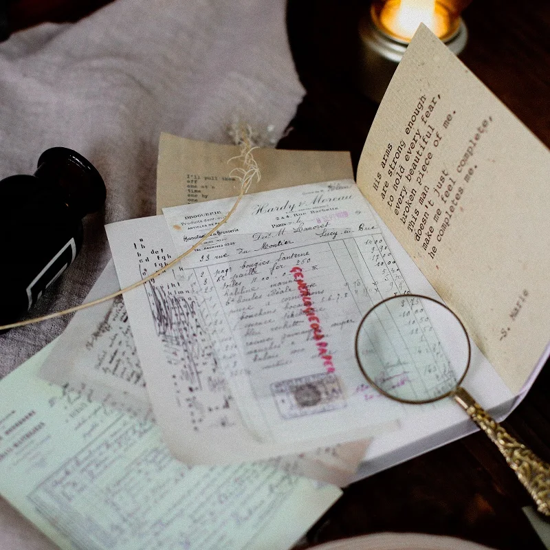 120pcs Medieval Old Book Pages Material Paper Junk Journal Planner Scrapbooking Vintage Decorative DIY Craft Background | Канцтовары для