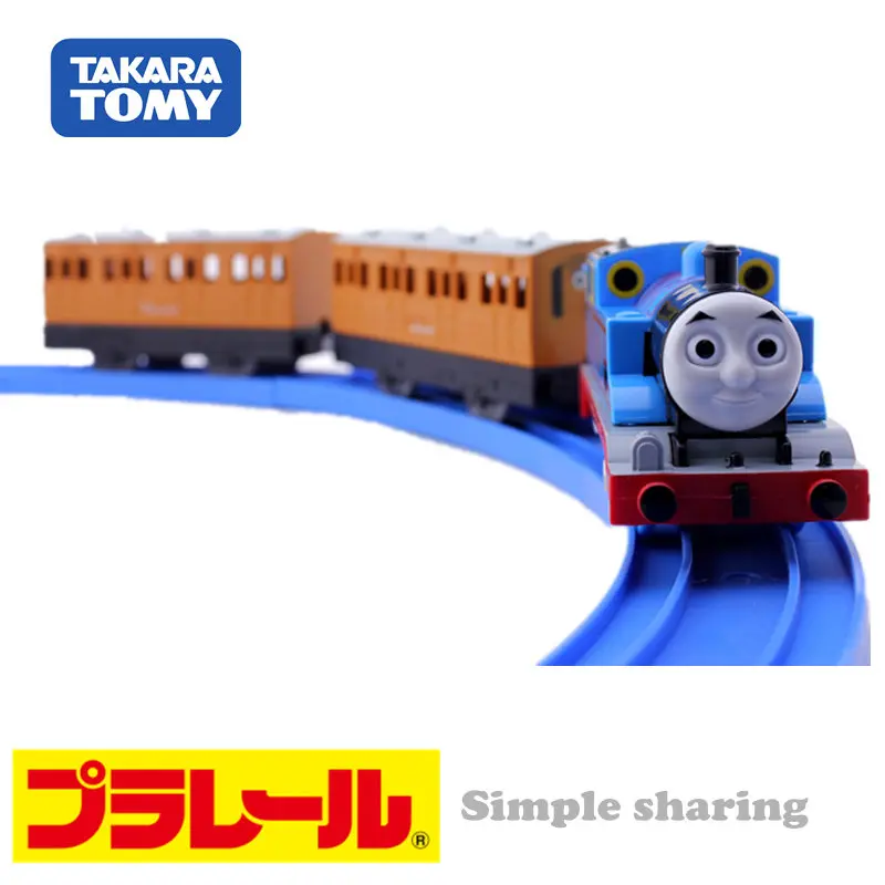 Takara Tomy Pla Rail Plarail Train &amp Friends TS-01 Thomas Japan Railway моторизованный Электрический Паровозик