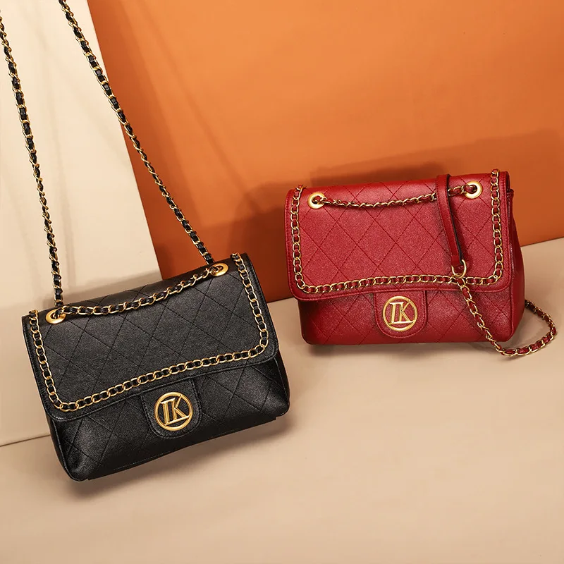 

Designer Bag for Women2020 New Cowhide One Shoulder Messenger Square Chain Bag Ladies Purses and Handbags Fashionable Purses gg