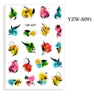 3D наклейки для ногтей, клейкая мандала, граффити, тотем, украшения для ногтевого дизайна, стикер с трендовым узором, аксессуары из фольги для ногтей