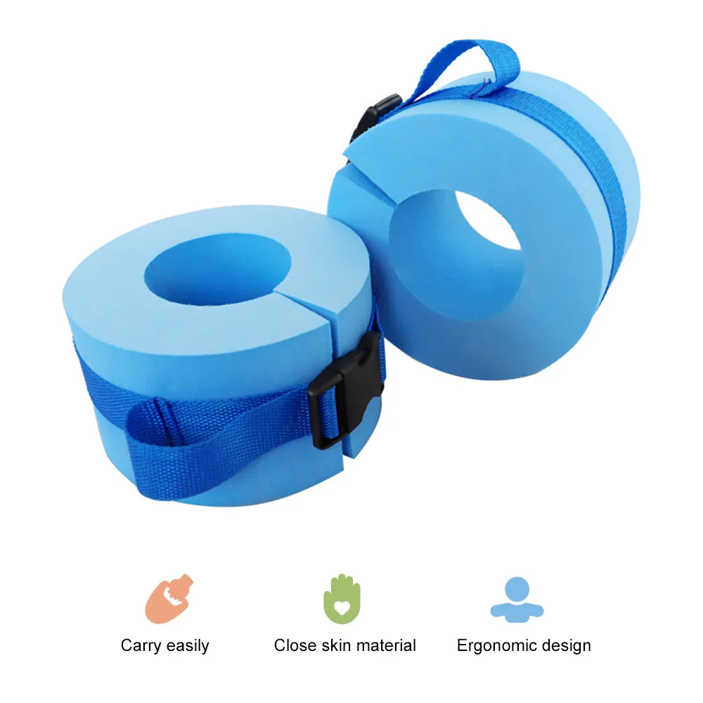 

2pcs Foam Aquatic Cuffs Floating Ring Swimming Leggings Water Exercise Aerobics for Ankle Arm Wrist Fitness Training