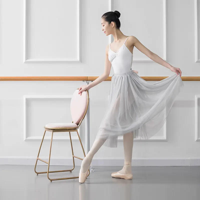 Балетная пачка танцевальная юбка Женская романтичная для танцев двухслойная