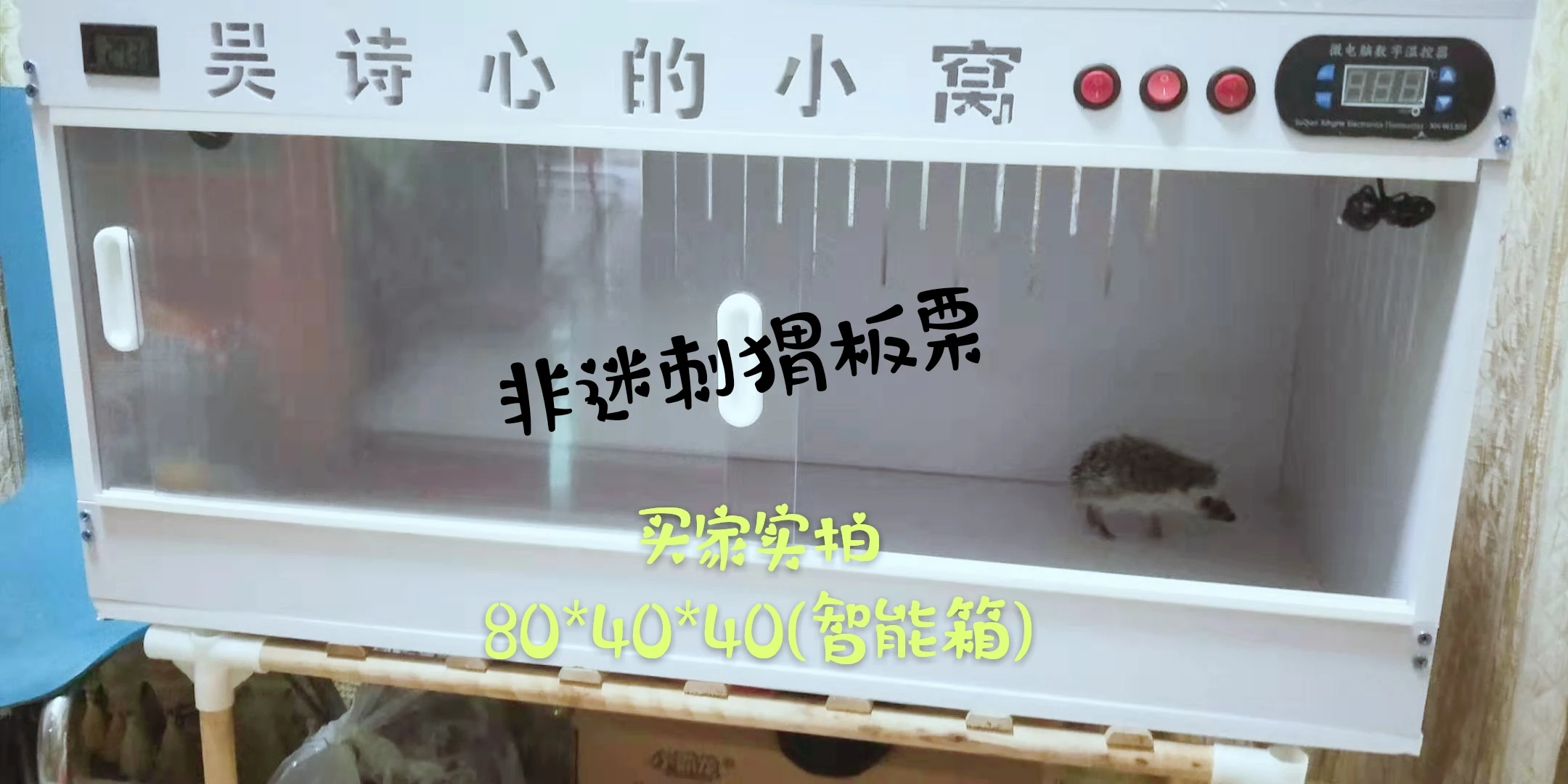 ПВХ коробка для кормления ежей рептилий ящерицы черепахи плегун домашних