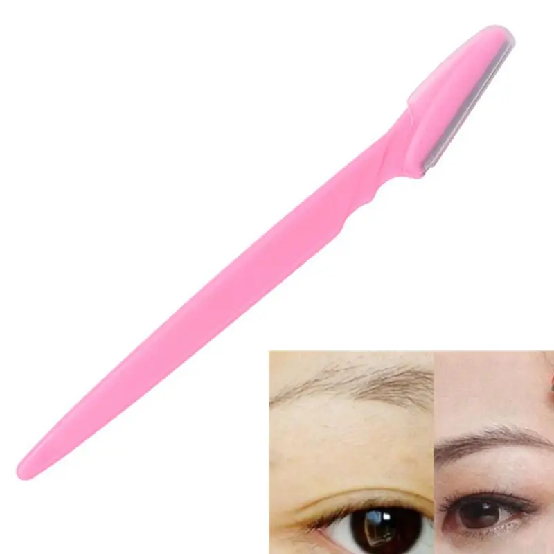 

Unisex Stainless Steel Eyebrow Razor Facial Hair Remover Trimmer Grooming Shaver