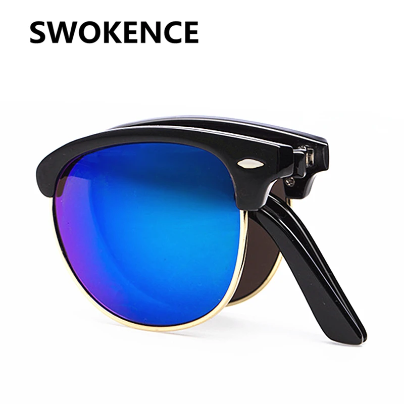 

Складные солнцезащитные очки унисекс, с заклепками