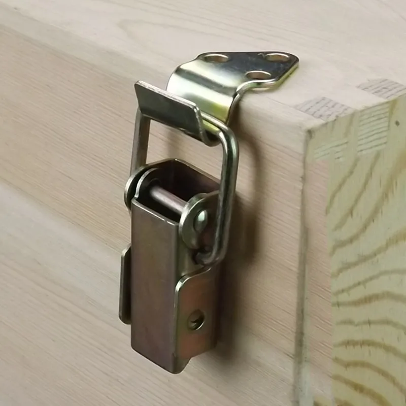 

Wooden box Locking Latch Metal Suitcase Chest Toggle hasp Catch Clasp hasp jewelry box hinges Furniture Hardware Accessories