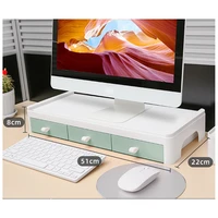 1pcs laptop pc stand desktop table storage organizer shelf computer monitor heightening rack bracket