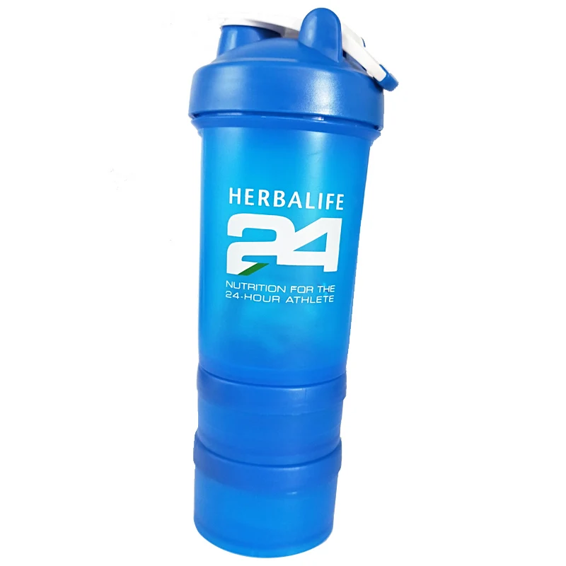 450ml blue 1Л крупногабаритная бутылка для воды 1000 мл Frozem переносная космическая бутылка Herbalife спортивное питание изготовленный на заказ шейкер бутылка - Цвет: 450ml blue