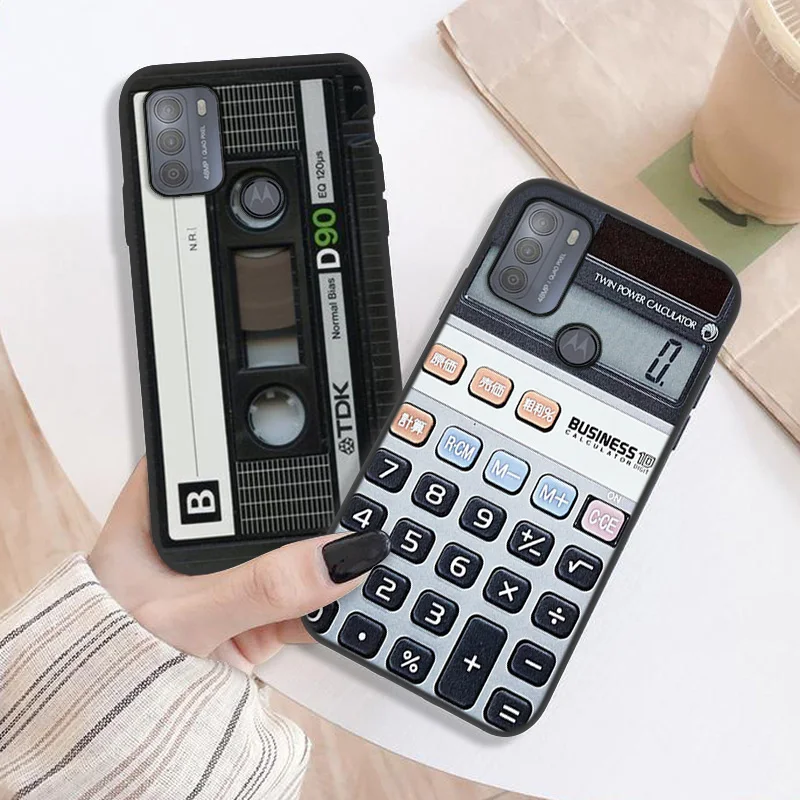 Vintage Cassette Tape Retro Case For Moto G Stylus 2021 Cases Cover Moto G Power G Play G30 G10 Edge S Cases Coque
