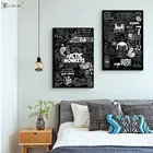 Плакаты и принты с изображениями арктических обезьян, музыкальная группа, холст, картины на стену, абстрактный декоративный домашний декор, Куадрос