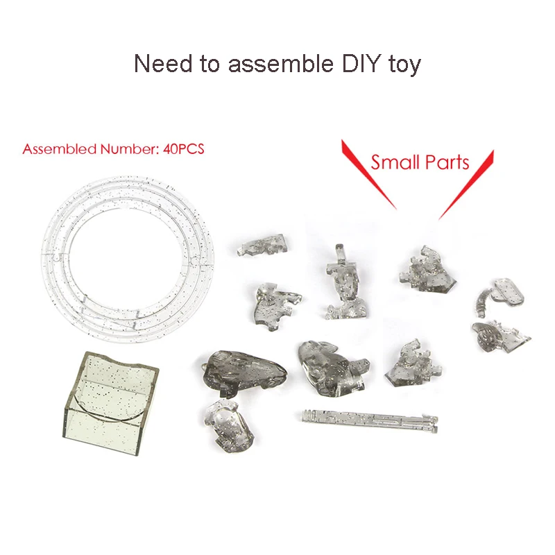 3D кристалл планеты Вселенная Украшения настольные миниатюрные фигурки Кристалл