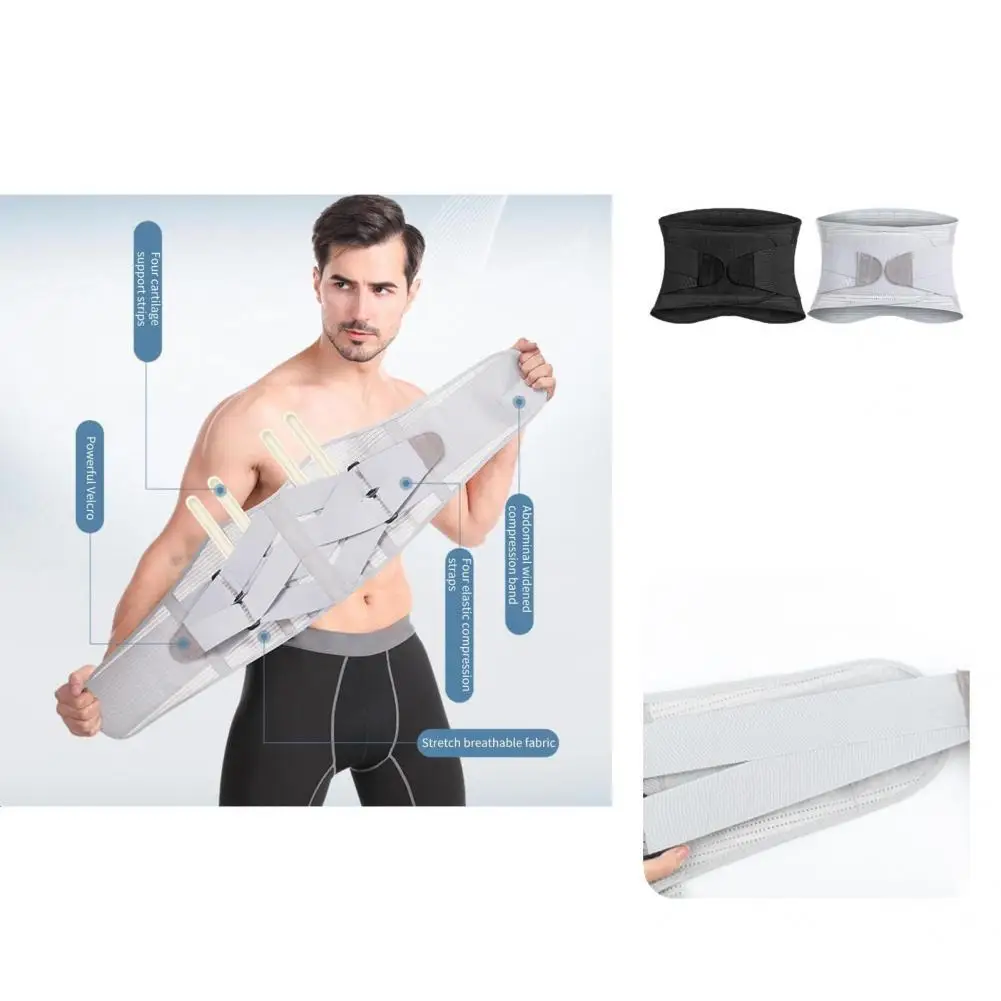 

Workout Lumbar Belt Back Support Waist Support Belt Double Compression Weight Lifting Belt