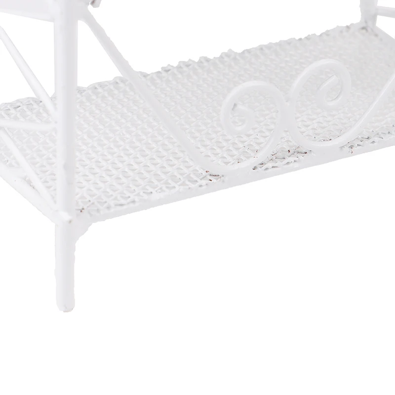 

1Pc New 1/12 Dollhouse Mini Flower Stand Snack Rack Bookshelf Doll House Decoration