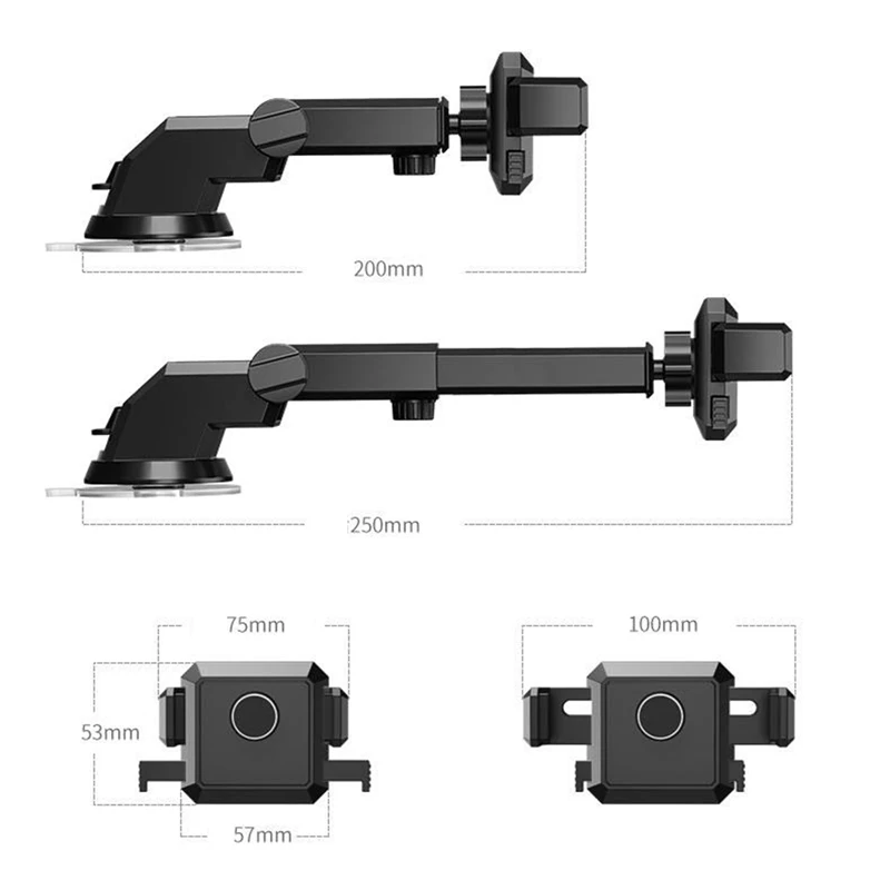 

Car Phone Holder Suction Cup Air Vent Phone Mount Holders For IPhone Samsung Huawei Smartphone Universal Navigation Holder Stand