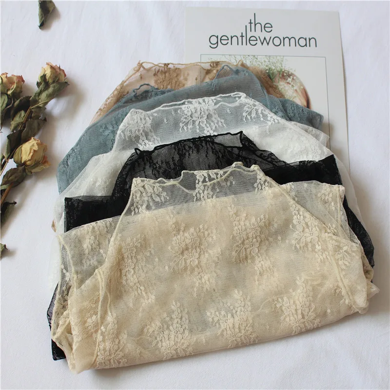 Летние женские кружевные блузки с цветочной вышивкой рубашки топы сексуальные