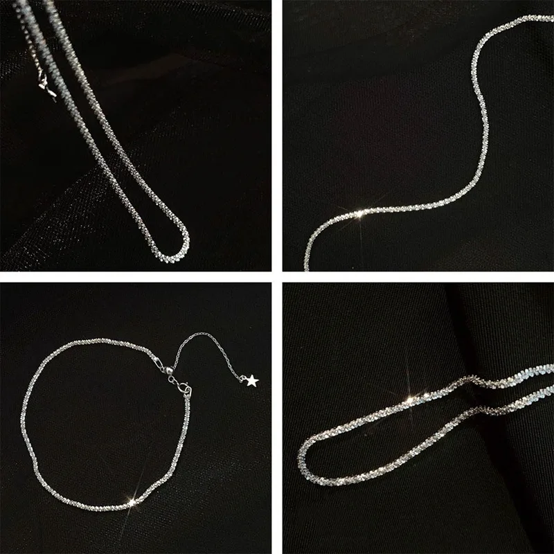 

2020 New Simple Fashion Thin Stamped Shiny Chains Anklet For Women Girls Friend Foot Jewelry Leg Bracelet