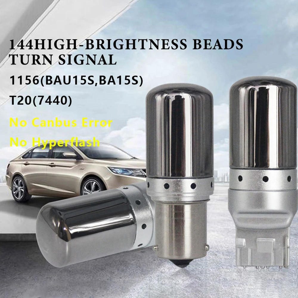 3014 144smd CanBus S25 1156 BA15S P21W LED BAY15D BAU15S PY21W Lamp T20 светодиодный 7440 W21W W21/5W светодиодные лампы