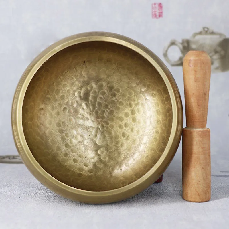 Новая тибетская буддийская чаша для медитации медная Звуковая терапия медной