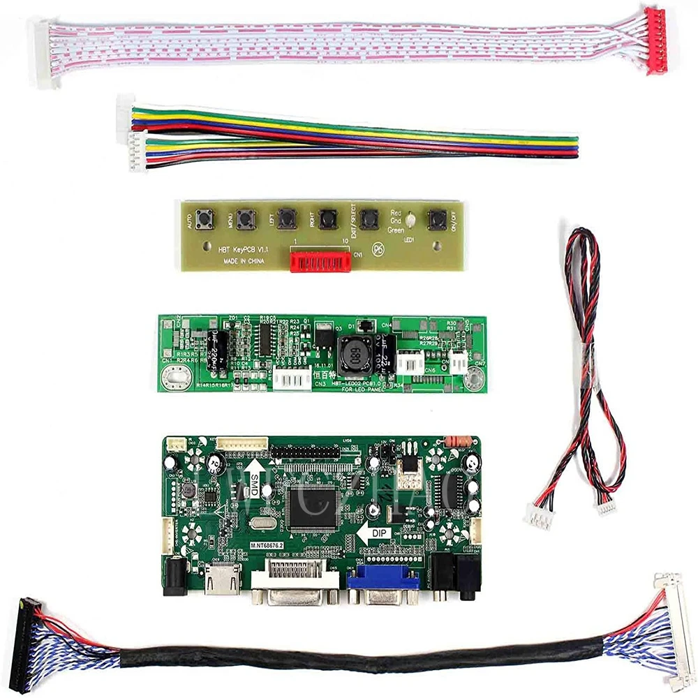 Новый комплект монитора M.NT68676 для M185BGE-L23 HDMI + DVI VGA LCD светодиодный драйвер платы