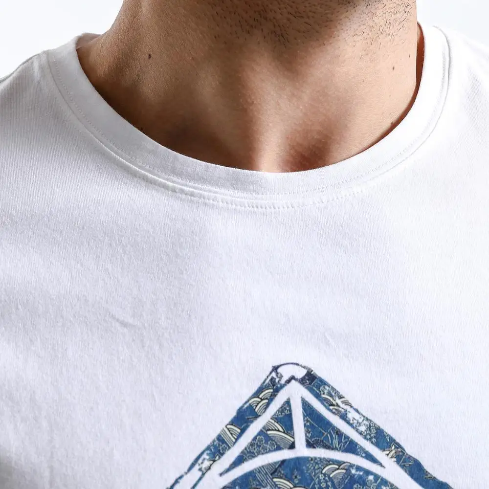 SIMWOOD Новинка 2020 брендовые летние футболки с коротким рукавом мужские из 100% хлопка - Фото №1