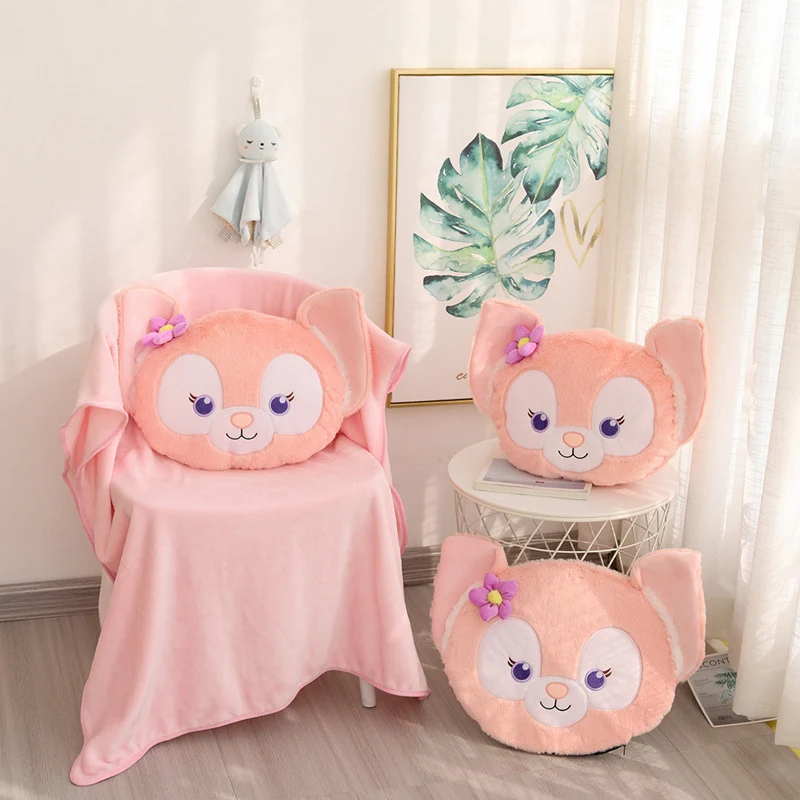 

Плюшевая подушка Disney LinaBel, мягкая кукла, новинка дуффи, подушка линейка, одеяло, игрушка, аниме фигурка, рождественский подарок для ребенка