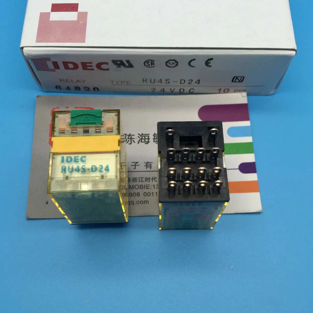 2pcs Brand New &amp Original Ideec Japan Hequan Relay RU4S-D24 24VDC Four-Group Conversion 14-Leg 6a250vac | Обустройство дома