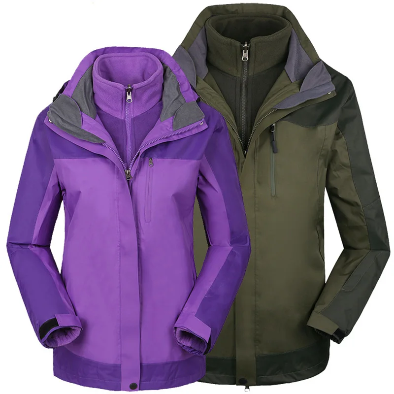 Пара уличных походных курток два комплекта мужские и женские куртки для