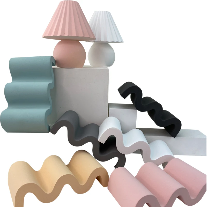 Скандинавский домашний декор бетонный держатель для мыла волнистый цементный