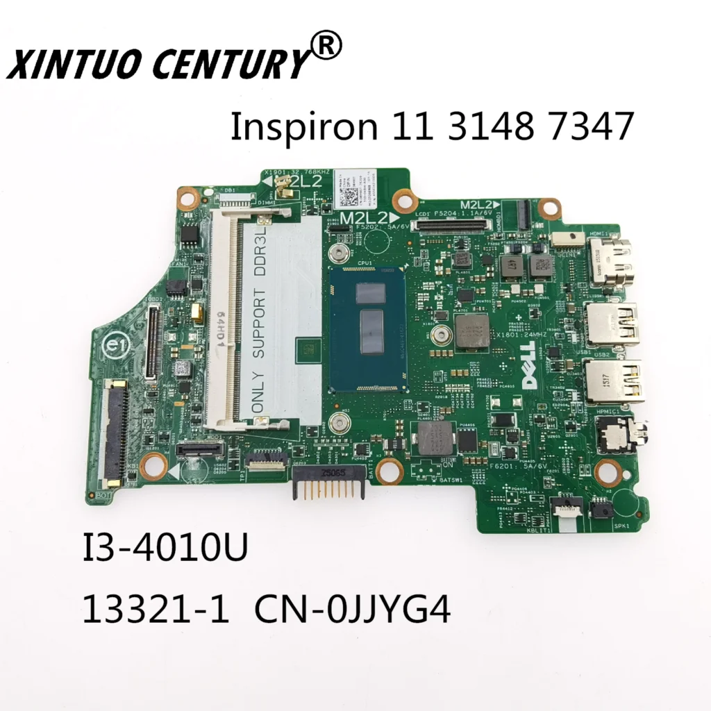 

0JJYG4 JJYG4 CN-0JJYG4 ноутбук anakart шели Dell Inspiron 11 3000 3148 için 13 7347 i3-4010U Процессор dizüstü bilgisayar 100% тест