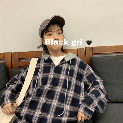 Простая Классическая клетчатая базовая одежда с капюшоном Лидер продаж