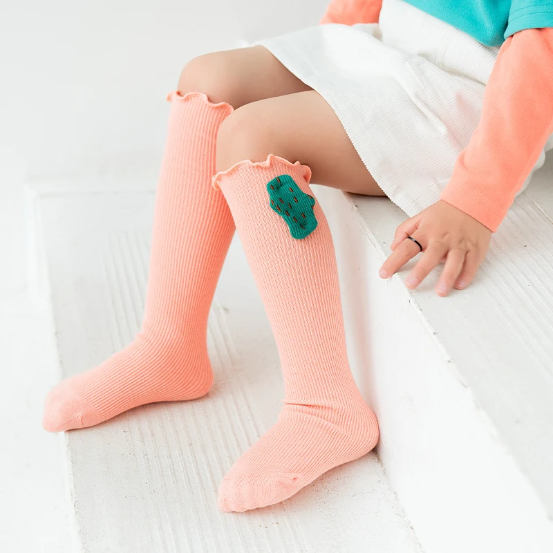 Новые детские носки без пятки на весну и осень Детские хлопковые однотонные