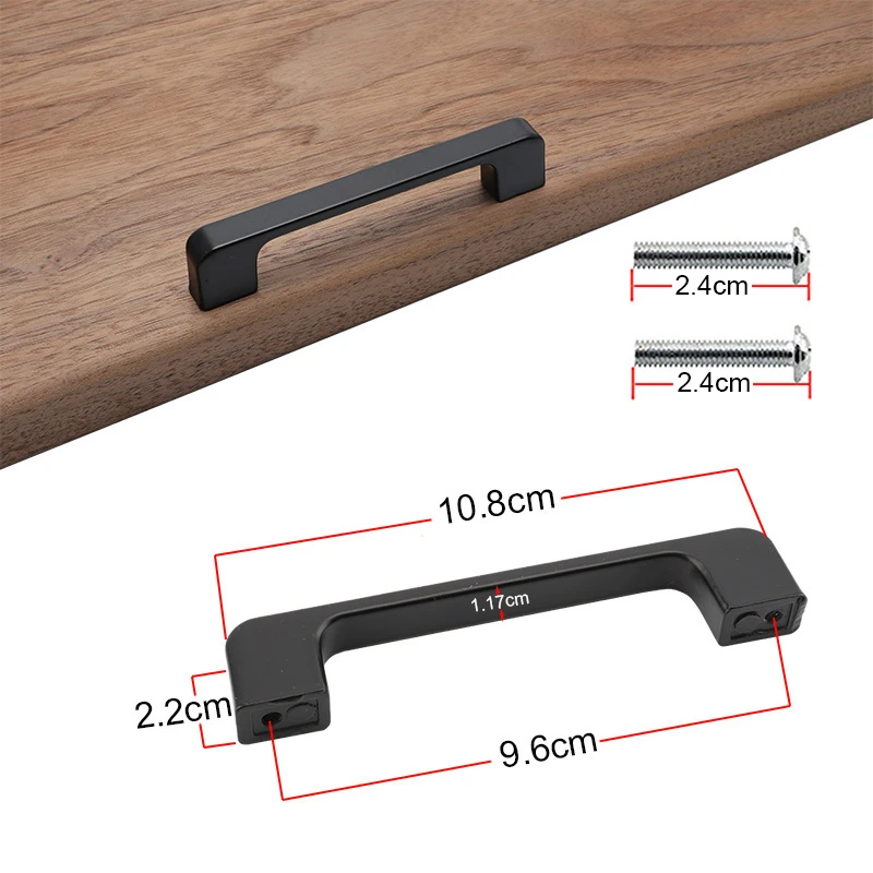 Ручки для шкафов RUNBAZEF матовые черные