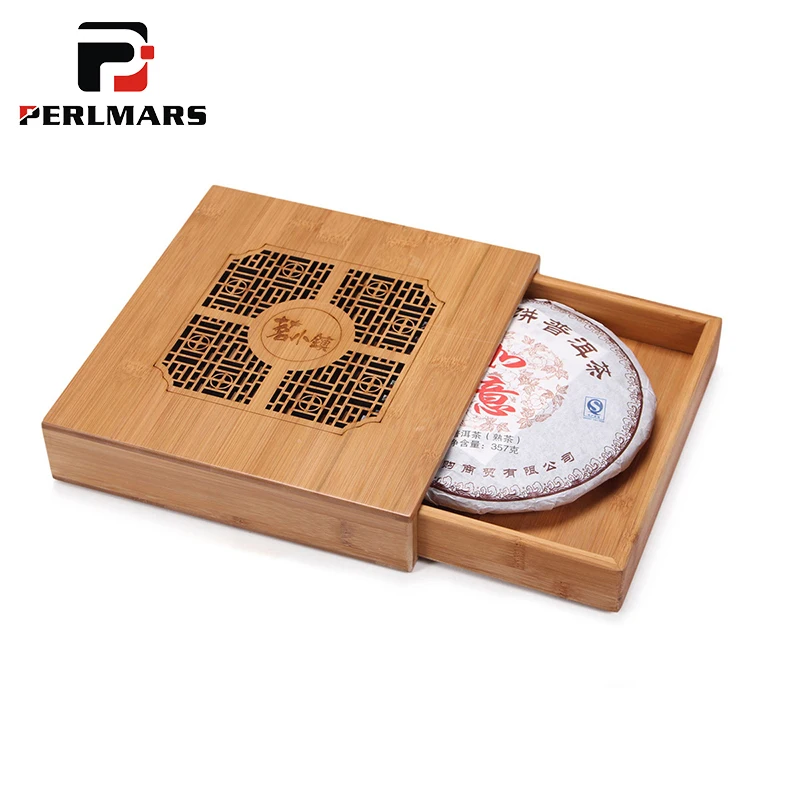 Натуральная бамбуковая коробка для пирожных из Пуэра деревянный поднос чая