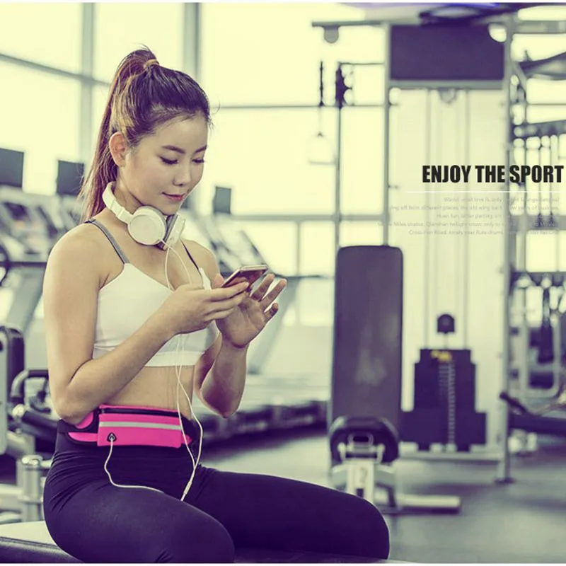 

Waterproof Running Waist Bag Outdoor Sports Running Belt Bags Women for Iphone Phone Jogging Bags for Women Men Lady