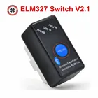 Диагностический сканер ELM327, Mini Bluetooth с выключателем питания, ELM 327 OBD2, с поддержкой автомобилей разных марок
