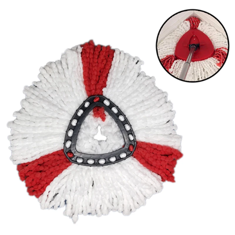 

1pc Replacement Microfibre Spin Mop Clean Refill Head 360 Rotating Floor Mop Head Household Cleaning Tools For Vileda O-Cedar