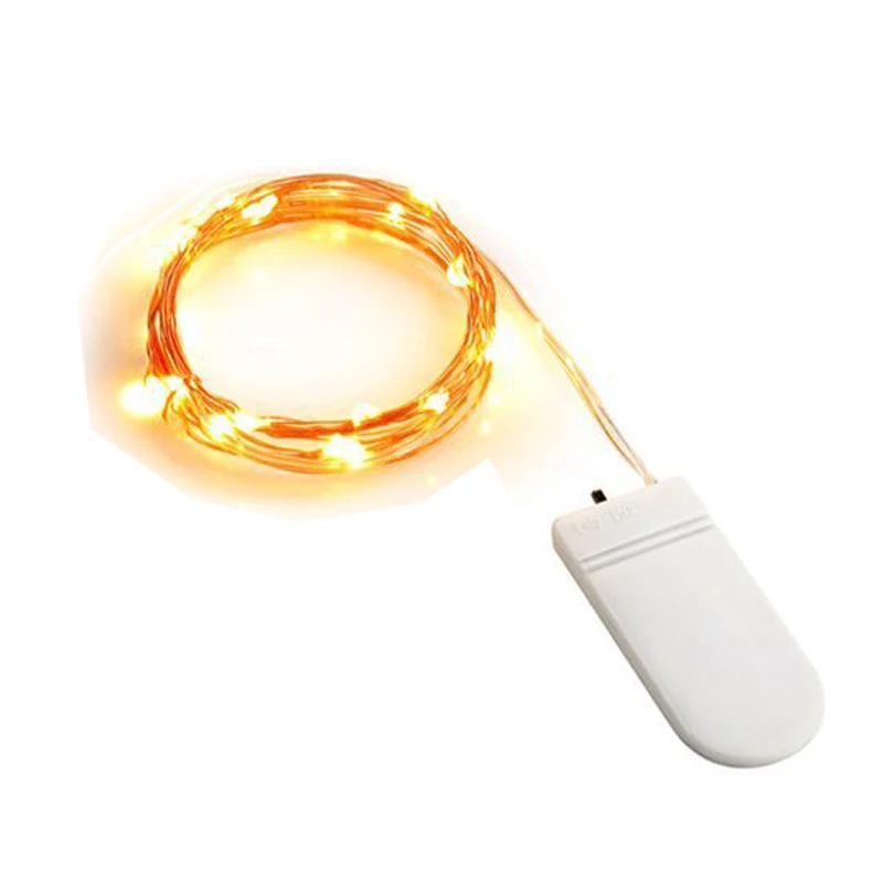 Светодиодная лента из медной проволоки сделай сам 2032 кнопок батарейки