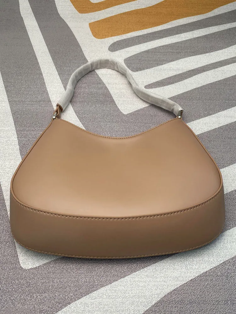 

2021 girls' luxury leather simple cleohobo armpit shoulder bag