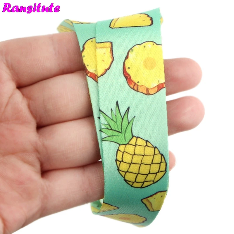 Фрукты серии ананас талреп Ключ ID карты мобильный телефон ремень DIY шейный