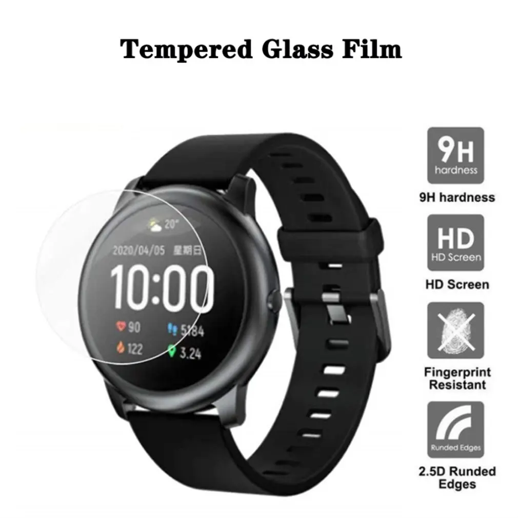 

Soft High-definition Explosion-proof Film Suitable For Haylou Solar LS05 Series Tempered Glass Film 2pcs