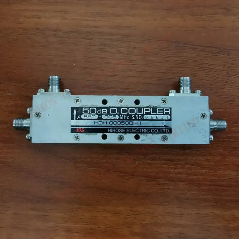 

50dB 850MHz - 905MHz D.COUPLER 850MHz to 905MHz Couplers with Connectors HDH-00950BI-H HIROSE HRS COUPLER
