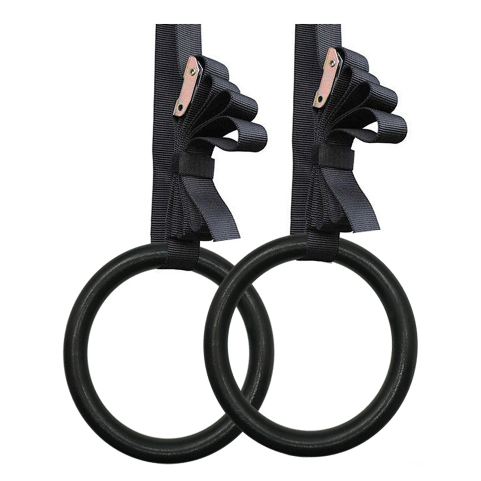 Кольца для упражнений из АБС-пластика Нескользящие регулируемые ремни с пряжкой