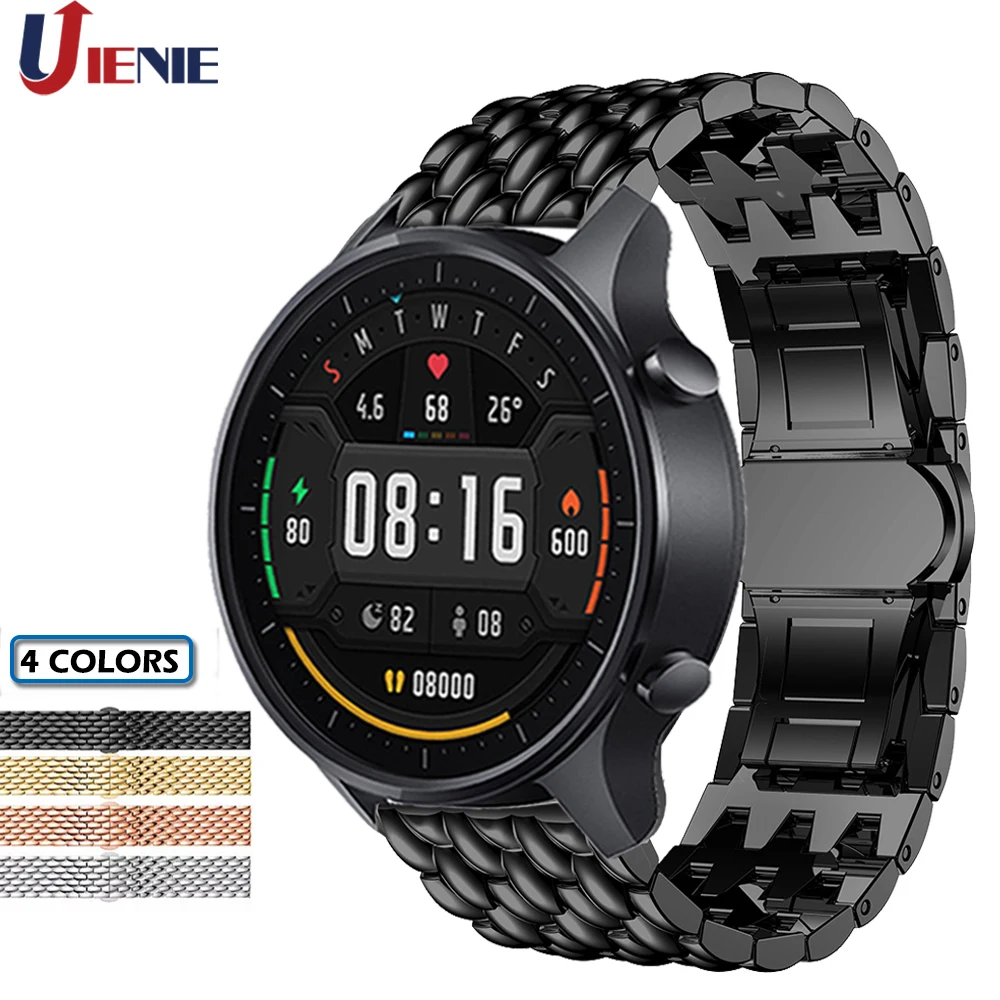 Ремешок для наручных часов Xiaomi Mi цветной браслет из нержавеющей стали смарт Amazfit