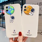 Милый чехол с астронавтом для iPhone 11, силиконовый чехол для iPhone11 13 12 Pro Max 7 8 Plus SE 2020 X XS Max XR 6 6S, мини-Чехлы, чехол