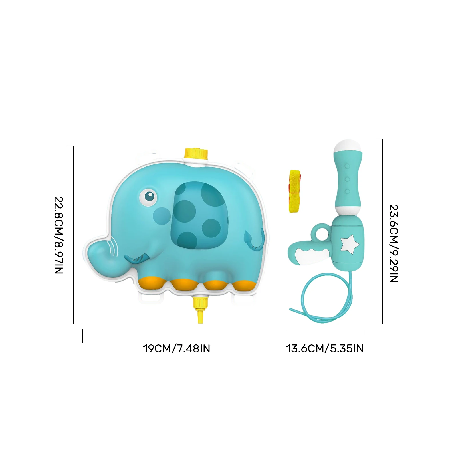 

Summer Cartoon Animal Water Guns Water Blaster Backpack Baby Playing Water Outdoor Beach Toys For Children Birthday Presents