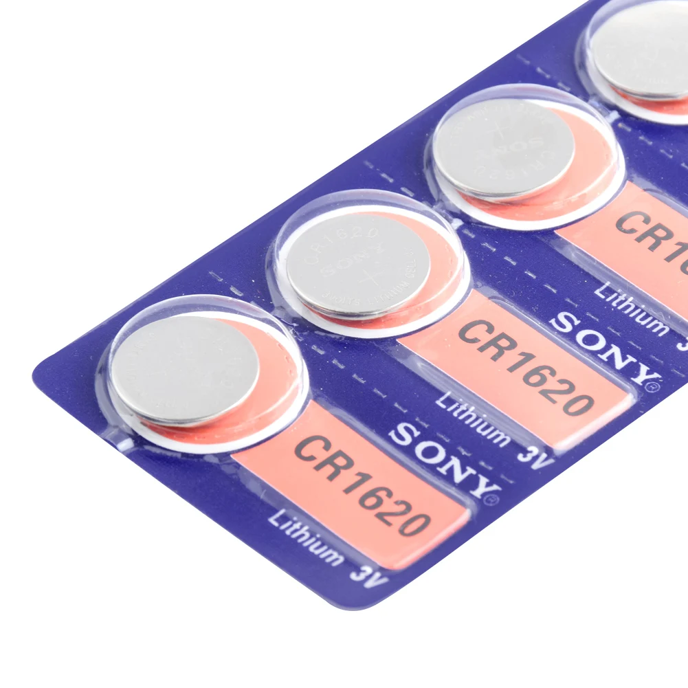 20 шт./лот для SONY Original CR1620 1620 ECR1620 DL1620 280 208 3 в Батарейная кнопка литиевая батарея