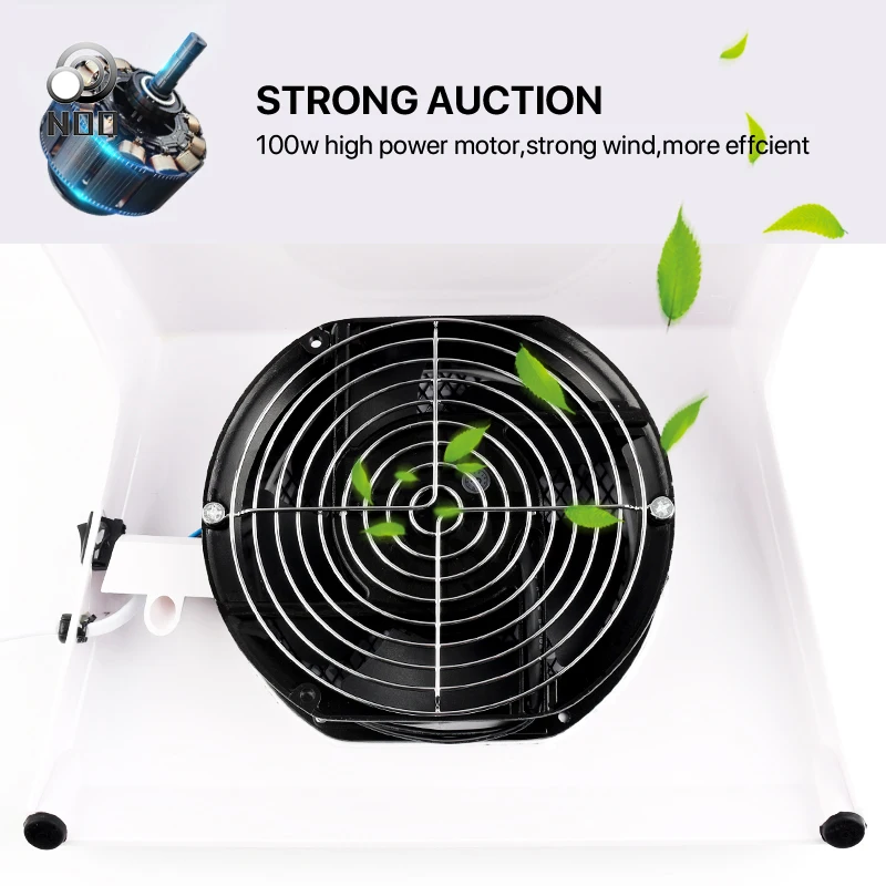 Мощный коллектор для всасывания пыли с ногтей 1 вентиляторы Макс Большой